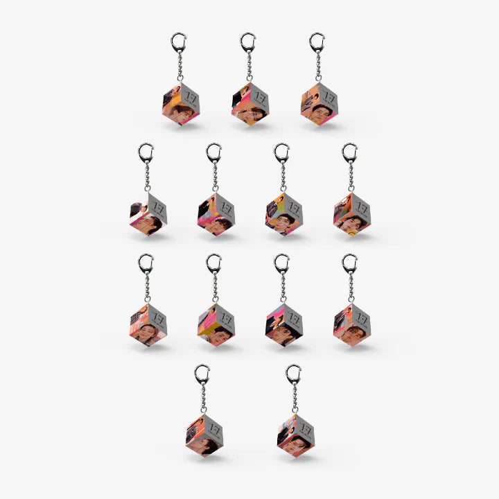 SEVENTEEN - Mini Cube Keyring (17 RIGHT HERE)
