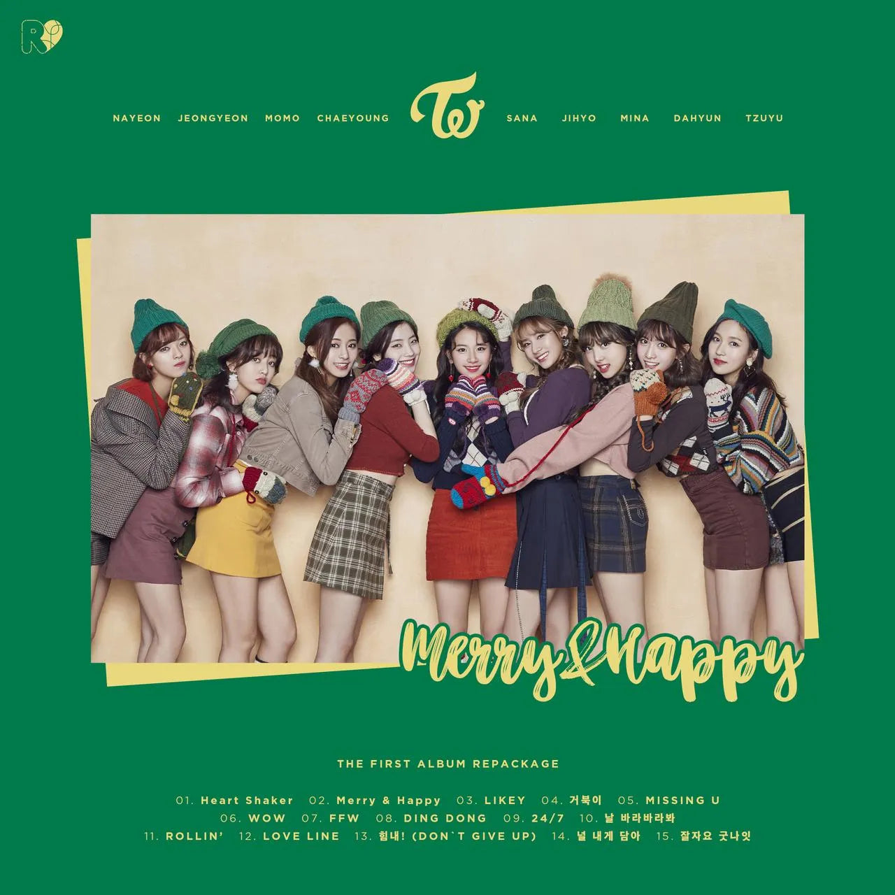 TWICE - 1st Album Repackage [MERRY & HAPPY]