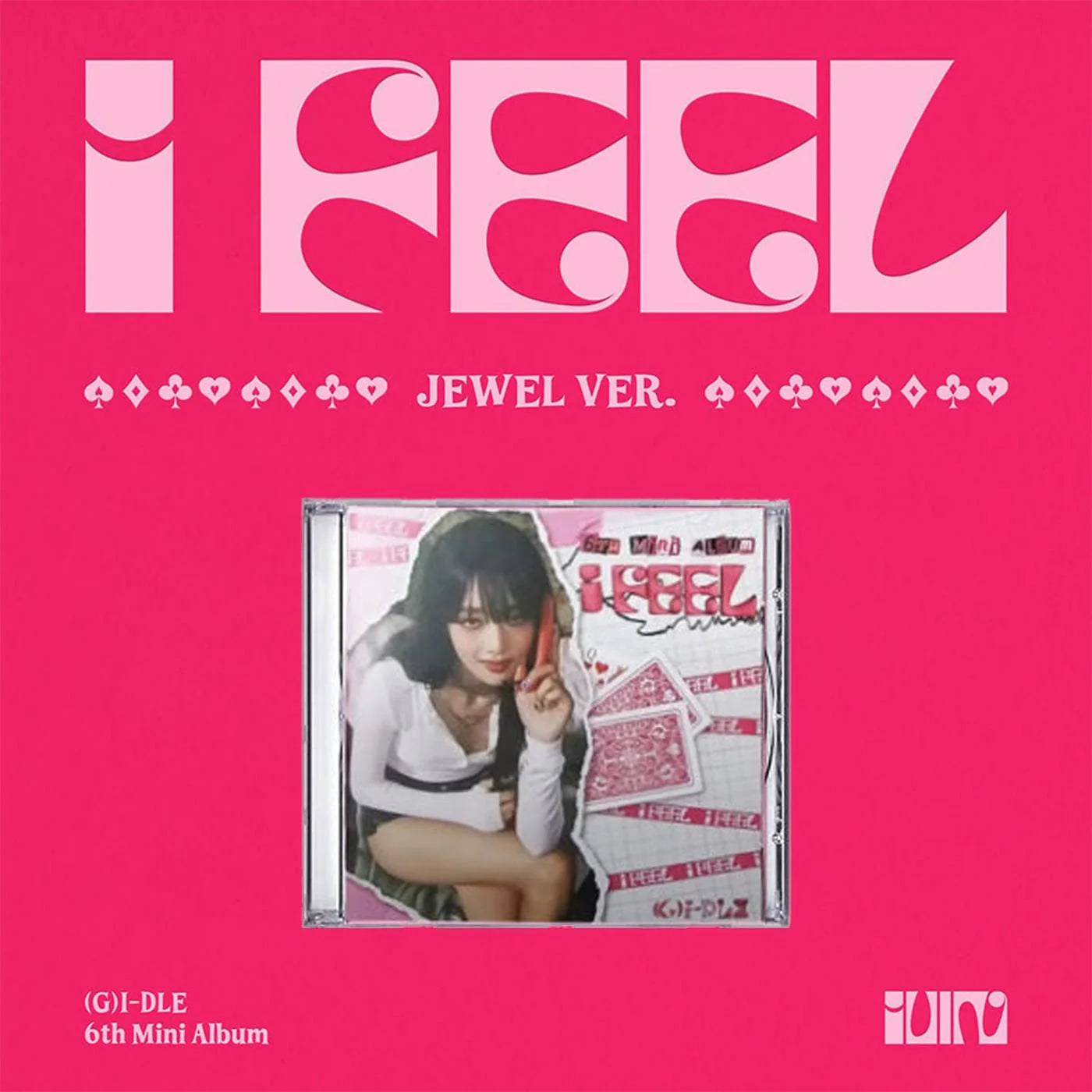 (G)I-DLE - 6th Mini Album [I FEEL] JEWEL CASE (MINNIE Version)