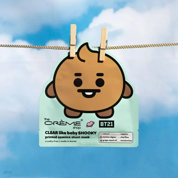 THE CREME SHOP BT21 BABY: Complete Printed Essence Sheet Mask