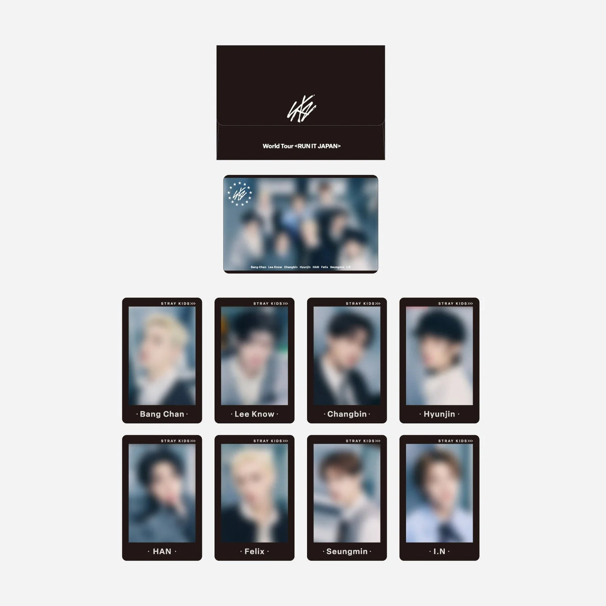 PHOTO CARD SET（9PIECES）【A】【B】  Stray Kids『World Tour <RUN IT JAPAN>』