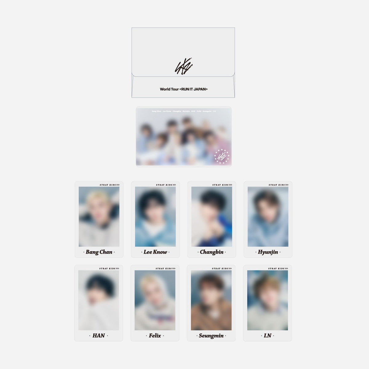 PHOTO CARD SET（9PIECES）【A】【B】  Stray Kids『World Tour <RUN IT JAPAN>』