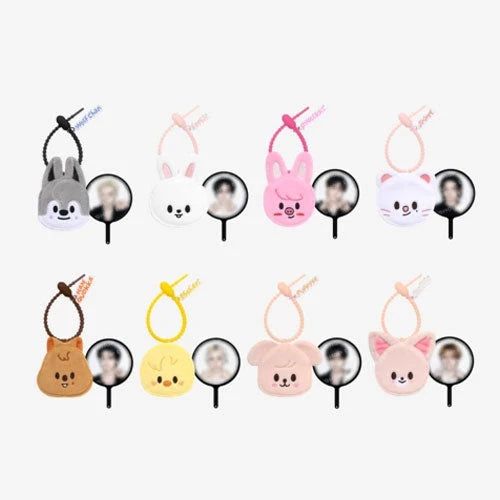STRAY KIDS - [ SKZOO PLUSH MINI PICKET KEYRING ] RUN IT OFFICIAL MD + POBs