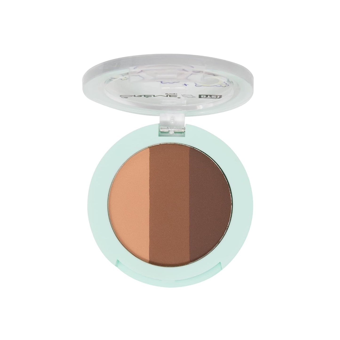 The Crème Shop BT21 Baby SHOOKY Ultra-Pigmented Eyeshadow Trio - Cookies & Creme