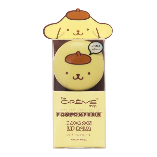 The Crème Shop x Sanrio Hello Kitty Macaron Lip Balm (Caramel Pudding)