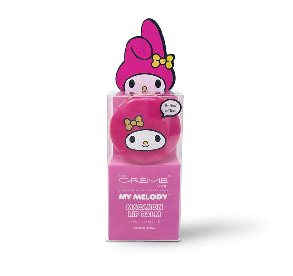 The Crème Shop x Sanrio Hello Kitty Macaron Lip Balm (Strawberry Ice Cream)