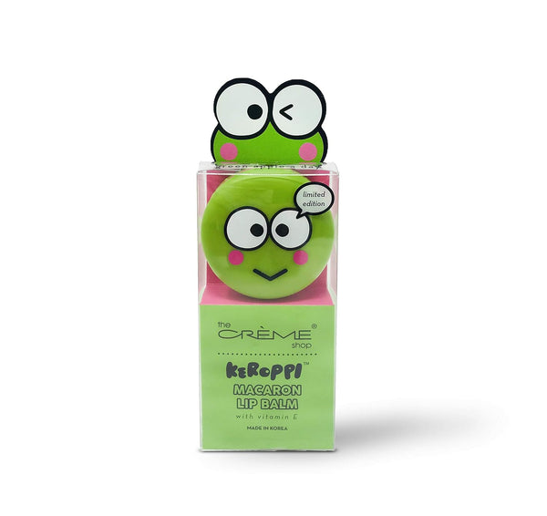 The Crème Shop x Sanrio Hello Kitty Macaron Lip Balm (Green Apple A Day)