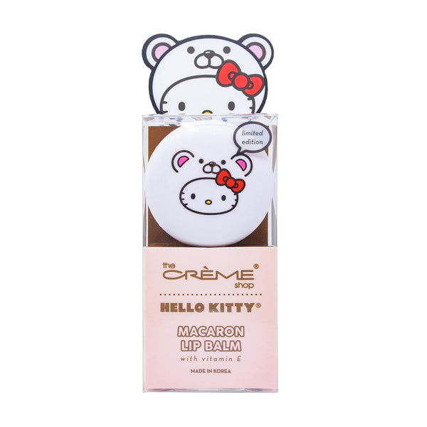 The Crème Shop x Sanrio Hello Kitty Macaron Lip Balm (White Chocolate)