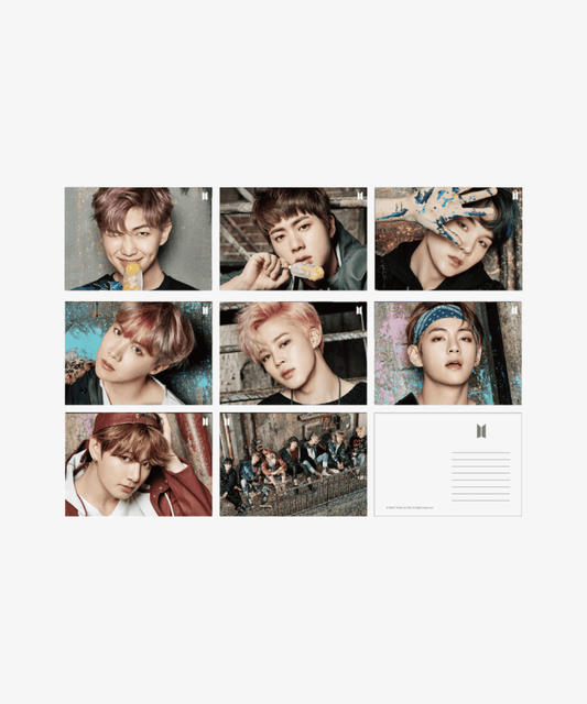 BTS LENTICULAR POSTCARD + PHOTOCARD PACKAGE VER.3 YOU NEVER WALK ALONE