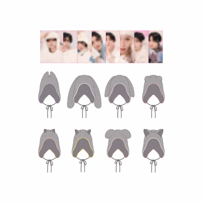 Stray Kids BEANIE - SKZ 5'CLOCK