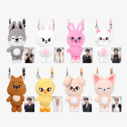 STRAY KIDS - [ SKZOO PLUSH CROSS BAG ] RUN IT OFFICIAL MD + POBs