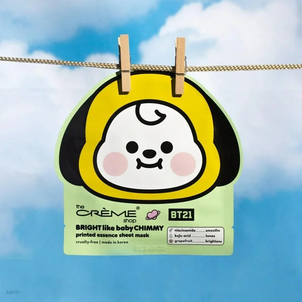 THE CREME SHOP BT21 BABY: Complete Printed Essence Sheet Mask