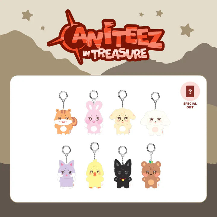 ATEEZ X ANITEEZ [MINI PLUSH+MATCHING POB] ANITEEZ IN TREASURE