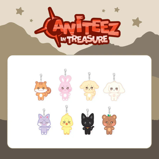 ATEEZ X ANITEEZ [PLUSH KEYRING] ANITEEZ IN TREASURE