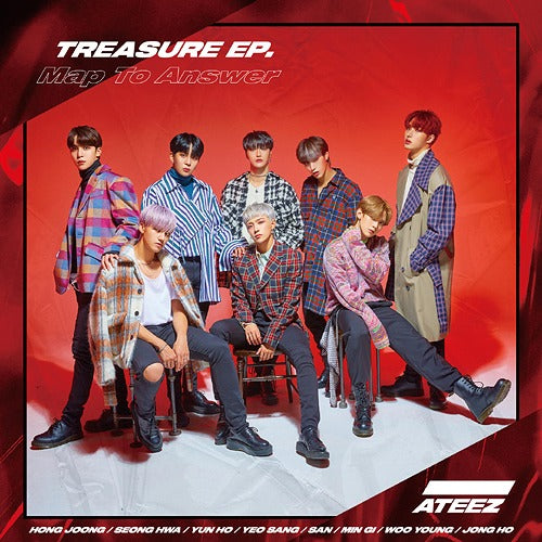 ATEEZ - 1ST JAPANESE MINI ALBUM [TREASURE EP. MAP TO ANSWER] (Z TYPE)