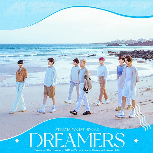 ATEEZ - 1ST JAPANESE SINGLE ALBUM [DREAMERS] B VERSION CD+DVD