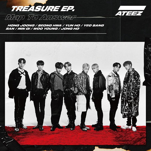 ATEEZ - 1st Japanese Mini Album [TREASURE EP. MAP TO ANSWER] (A TYPE CD+DVD)