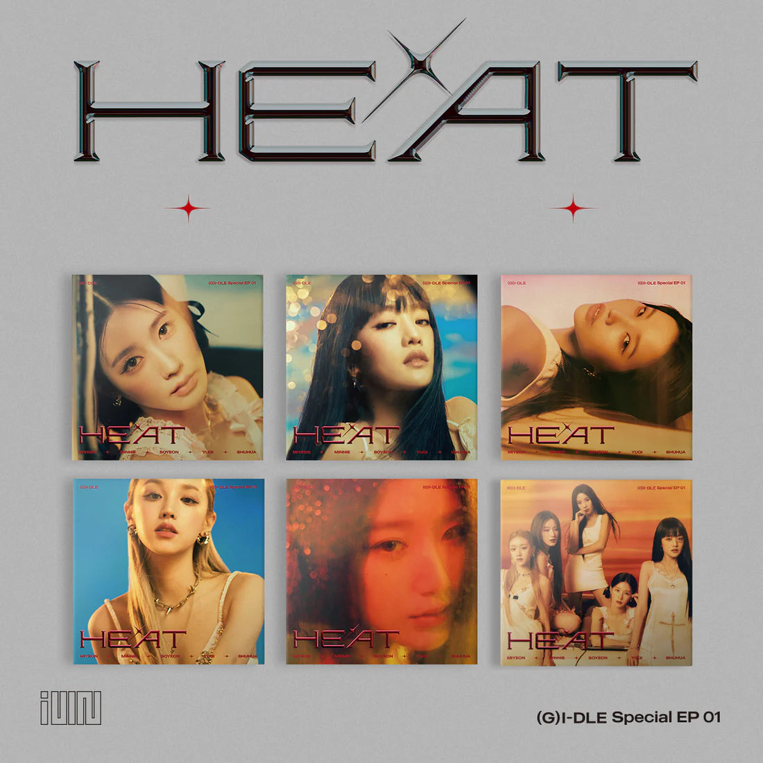 (G)I-DLE - Special Album [HEAT] (Digipack Ver.)