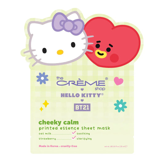 Hello Kitty & BT21 (TATA) Cheeky Calm Printed Essence Sheet Mask