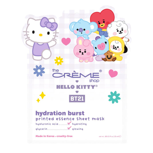 Hello Kitty & BT21 Hydration Burst Printed Essence Sheet Mask