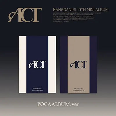 KANG DANIEL - 5TH MINI ALBUM ACT (POCA ALBUM VER.)