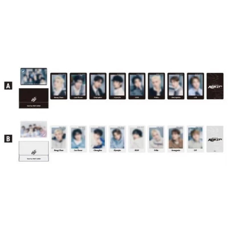 PHOTO CARD SET（9PIECES）【A】【B】  Stray Kids『World Tour <RUN IT JAPAN>』