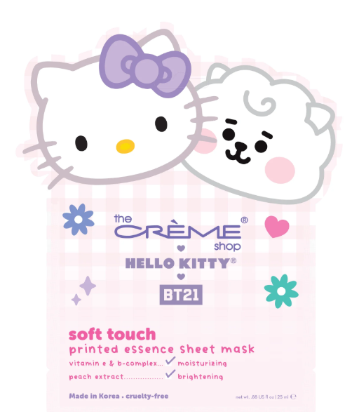 Hello Kitty & BT21 (RJ) Soft Touch Printed Essence Sheet Mask