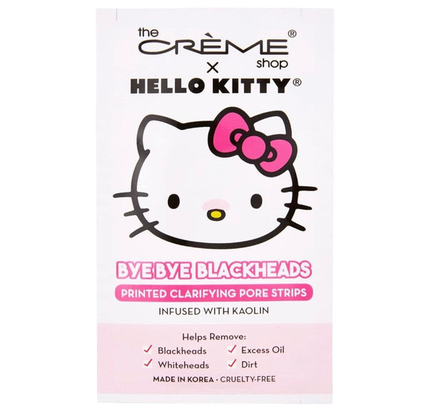 THE CREME SHOP Hello Kitty Bye Bye Blackheads Nose Pore Strips