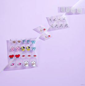 The Crème Shop BT21: UNIVERSTAR Gel Nail Strips (Set of 35)