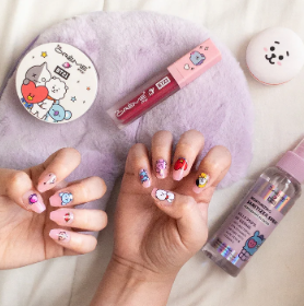 The Crème Shop BT21: UNIVERSTAR Gel Nail Strips (Set of 35)