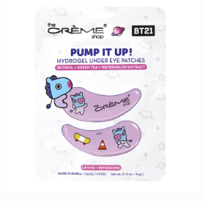 The Crème Shop BT21: “Pump it up!” MANG Hydrogel Under Eye Patches | Lifting & Refreshing