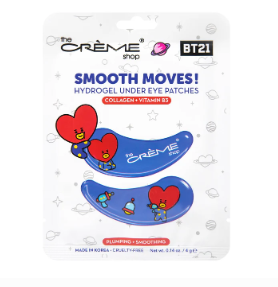 The Crème Shop BT21: “Smooth Moves!” TATA Hydrogel Under Eye Patches | Plumping & Smoothing