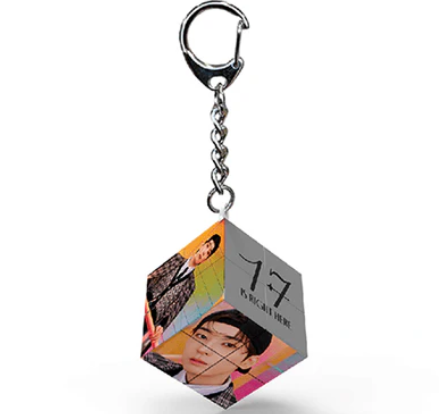 SEVENTEEN - Mini Cube Keyring (17 RIGHT HERE)