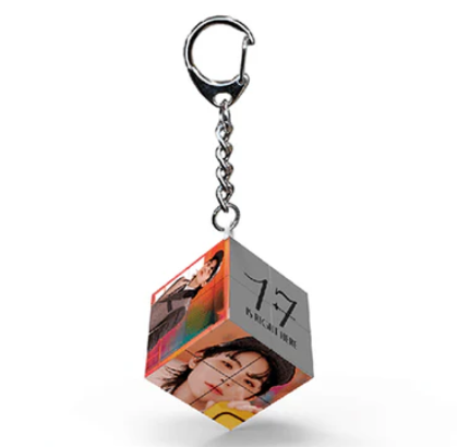 SEVENTEEN - Mini Cube Keyring (17 RIGHT HERE)