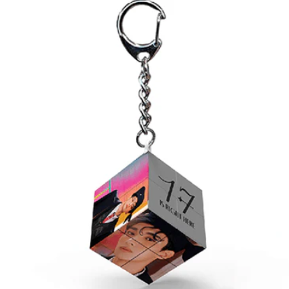 SEVENTEEN - Mini Cube Keyring (17 RIGHT HERE)