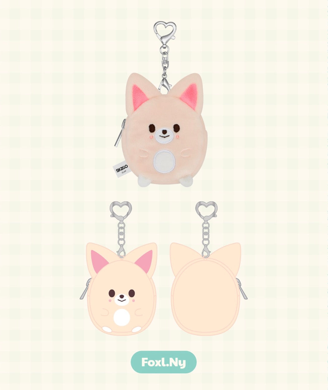 Stray Kids - Plush Coin Pouch [SKZOO X ZOOTOPIA 2 POP-UP Store Official MD]