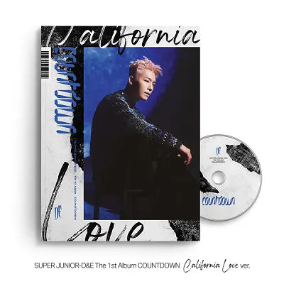 SUPER JUNIOR - D & E COUNTDOWN 1ST ALBUM CALIFORNIA LOVE, BE, & COUNTDOWN VERSION