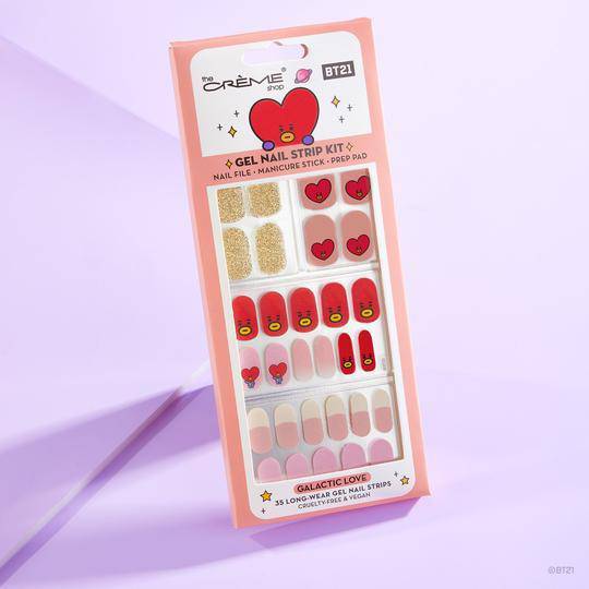 The Crème Shop BT21: TATA Galactic Love Gel Nail Strips (Set of 35)