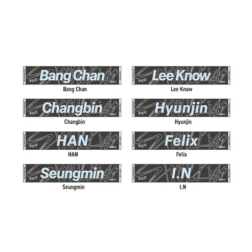 [PRE-ORDER] Stray Kids - Muffler Towel ['RUN IT JAPAN' World Tour Official MD]