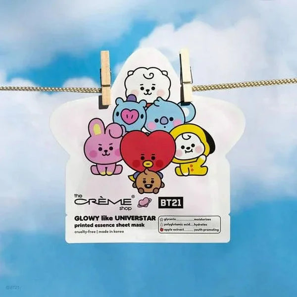 THE CREME SHOP BT21 BABY: Complete Printed Essence Sheet Mask