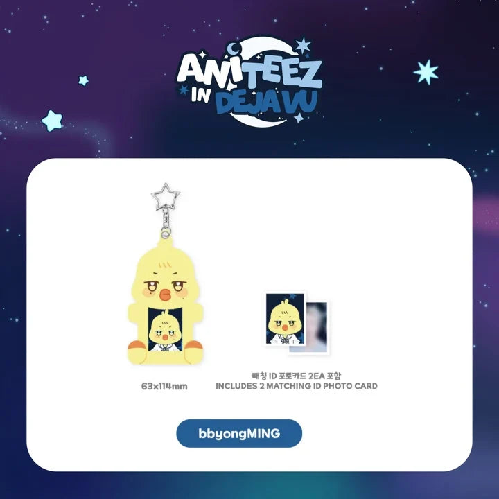 [PRE-ORDER] ATEEZ - Acrylic Magnetic ID Photo Holder [ANITEEZ IN DEJAVU Official MD]