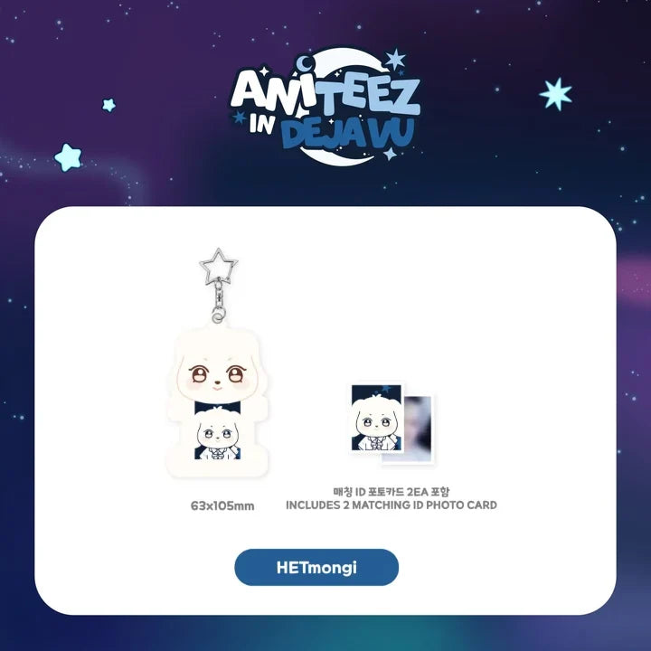[PRE-ORDER] ATEEZ - Acrylic Magnetic ID Photo Holder [ANITEEZ IN DEJAVU Official MD]