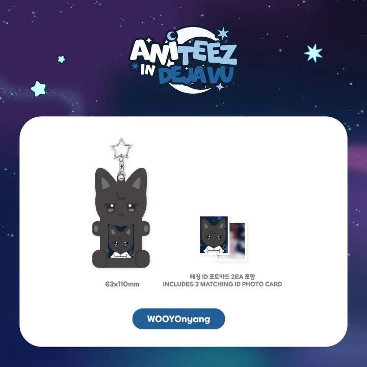 [PRE-ORDER] ATEEZ - Acrylic Magnetic ID Photo Holder [ANITEEZ IN DEJAVU Official MD]