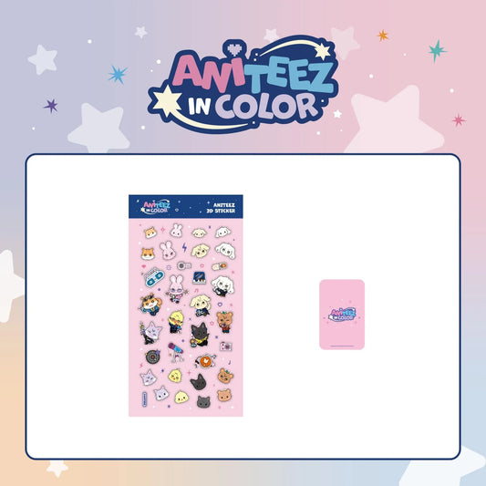 [PRE-ORDER] ANITEEZ IN COLOR Official MD – ATEEZ ANITEEZ 3D Sticker
