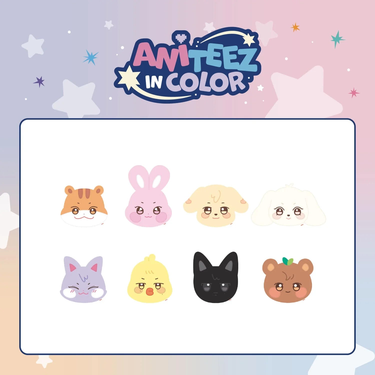 [PRE-ORDER] ANITEEZ IN COLOR Official MD – ATEEZ ANITEEZ Plush Cushion