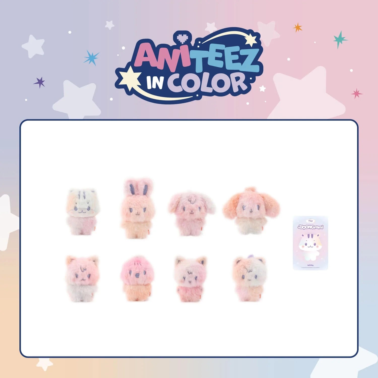 [PRE-ORDER] ANITEEZ IN COLOR Official MD – ATEEZ Color Mix Tiny ANITEEZ Doll