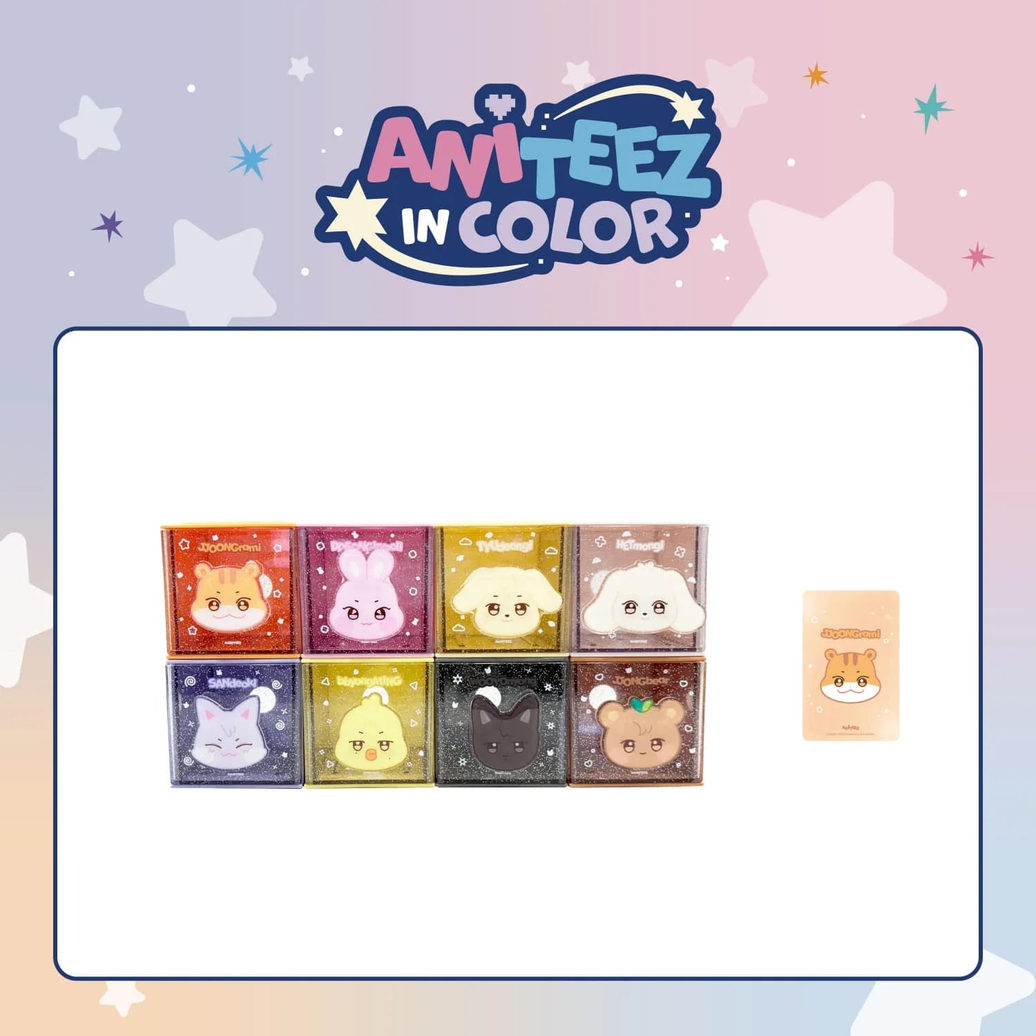 [PRE-ORDER] ANITEEZ IN COLOR Official MD – ATEEZ Colorful Storage Box