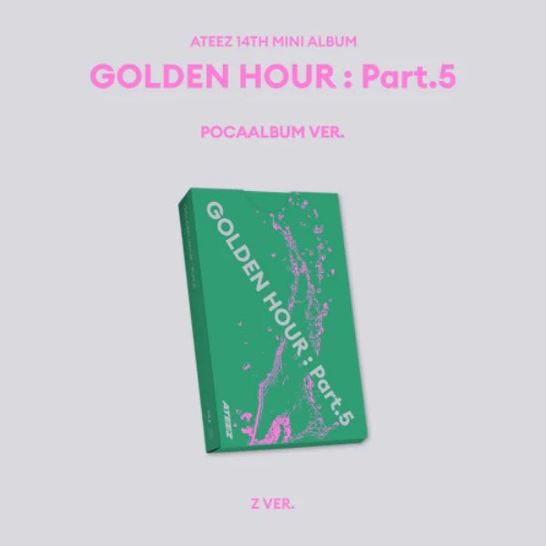 [PRE-ORDER] ATEEZ - GOLDEN HOUR : Part.5 [14th Mini Album - POCA Ver.]