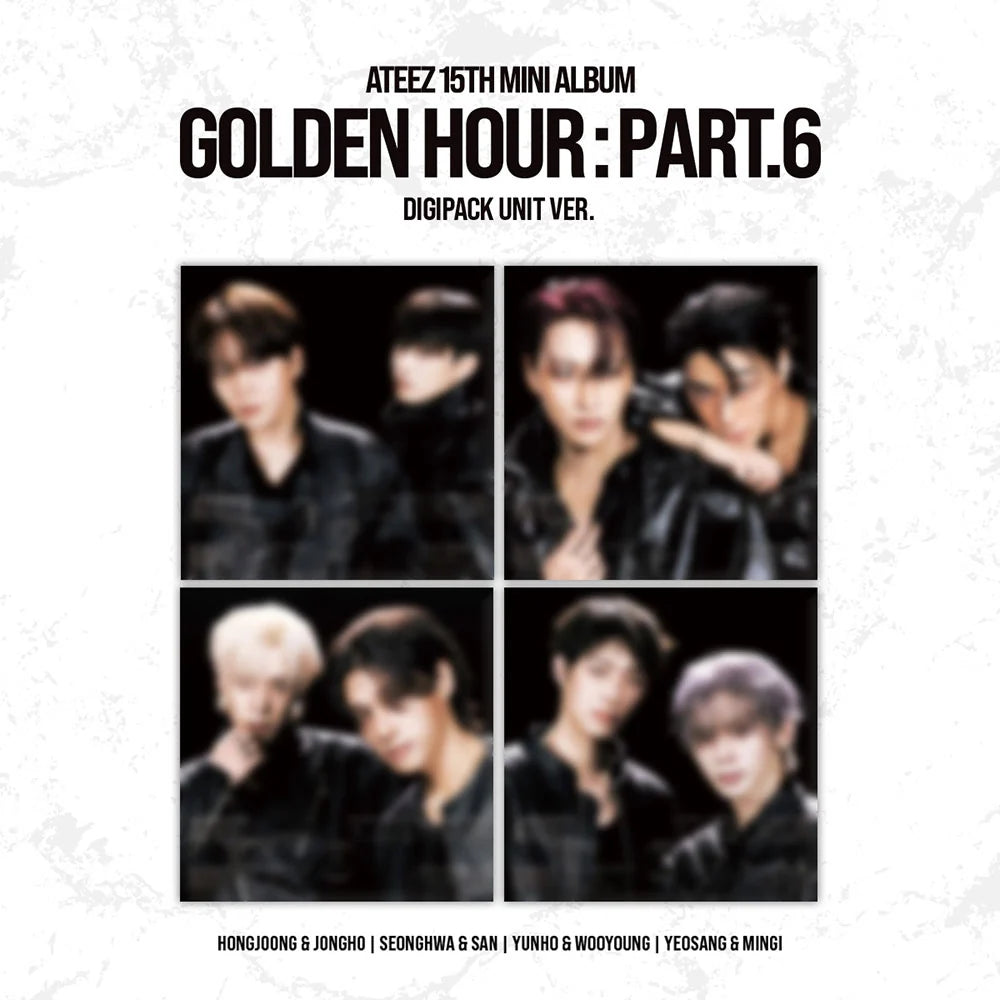 [PRE-ORDER] ATEEZ - GOLDEN HOUR : Part.6 [15th Mini Album - Digipack Unit Ver.]