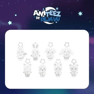 [PRE-ORDER] ATEEZ - Silver ANITEEZ Plush Keyring [ANITEEZ IN DEJAVU Official MD]